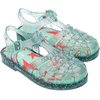 image:imagemini melissa Possession Jelly Fisherman Sandal for Toddler and Kids  Iconic Fisherman Jelly Sandal for Toddlers amp Girls Adjustable Buckle Waterproof Bubblegum Scent Play amp Dress ShoesShiny Elements  Glitter Green