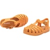 image:imagemini melissa Possession Jelly Fisherman Sandal for Toddler and Kids  Iconic Fisherman Jelly Sandal for Toddlers amp Girls Adjustable Buckle Waterproof Bubblegum Scent Play amp Dress ShoesMatte Caramel