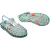 image:imagemini melissa Possession Jelly Fisherman Sandal for Toddler and Kids  Iconic Fisherman Jelly Sandal for Toddlers amp Girls Adjustable Buckle Waterproof Bubblegum Scent Play amp Dress ShoesShiny Elements  Glitter Green