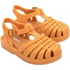 image:imagemini melissa Possession Jelly Fisherman Sandal for Toddler and Kids  Iconic Fisherman Jelly Sandal for Toddlers amp Girls Adjustable Buckle Waterproof Bubblegum Scent Play amp Dress ShoesMatte Caramel