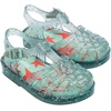 image:imagemini melissa Possession Jelly Fisherman Sandal for Toddler and Kids  Iconic Fisherman Jelly Sandal for Toddlers amp Girls Adjustable Buckle Waterproof Bubblegum Scent Play amp Dress ShoesGlitter Green